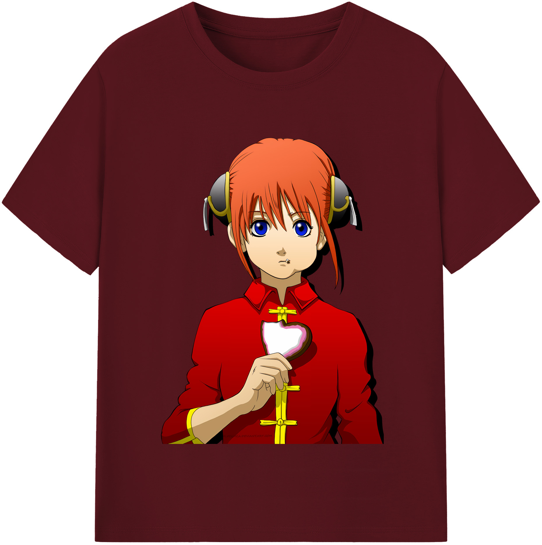 （画像用） ぎんたま 坂田銀時（さかたぎんとき） 神楽 志村新八（しむら しんぱち） GINTAMA Sakata Gintoki Kagura Shimura Shinpachi 綿100％半袖Tシャツ（フロントプリント）